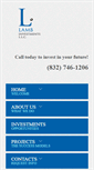 Mobile Screenshot of lambinvestments.net