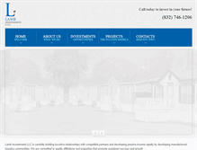 Tablet Screenshot of lambinvestments.net